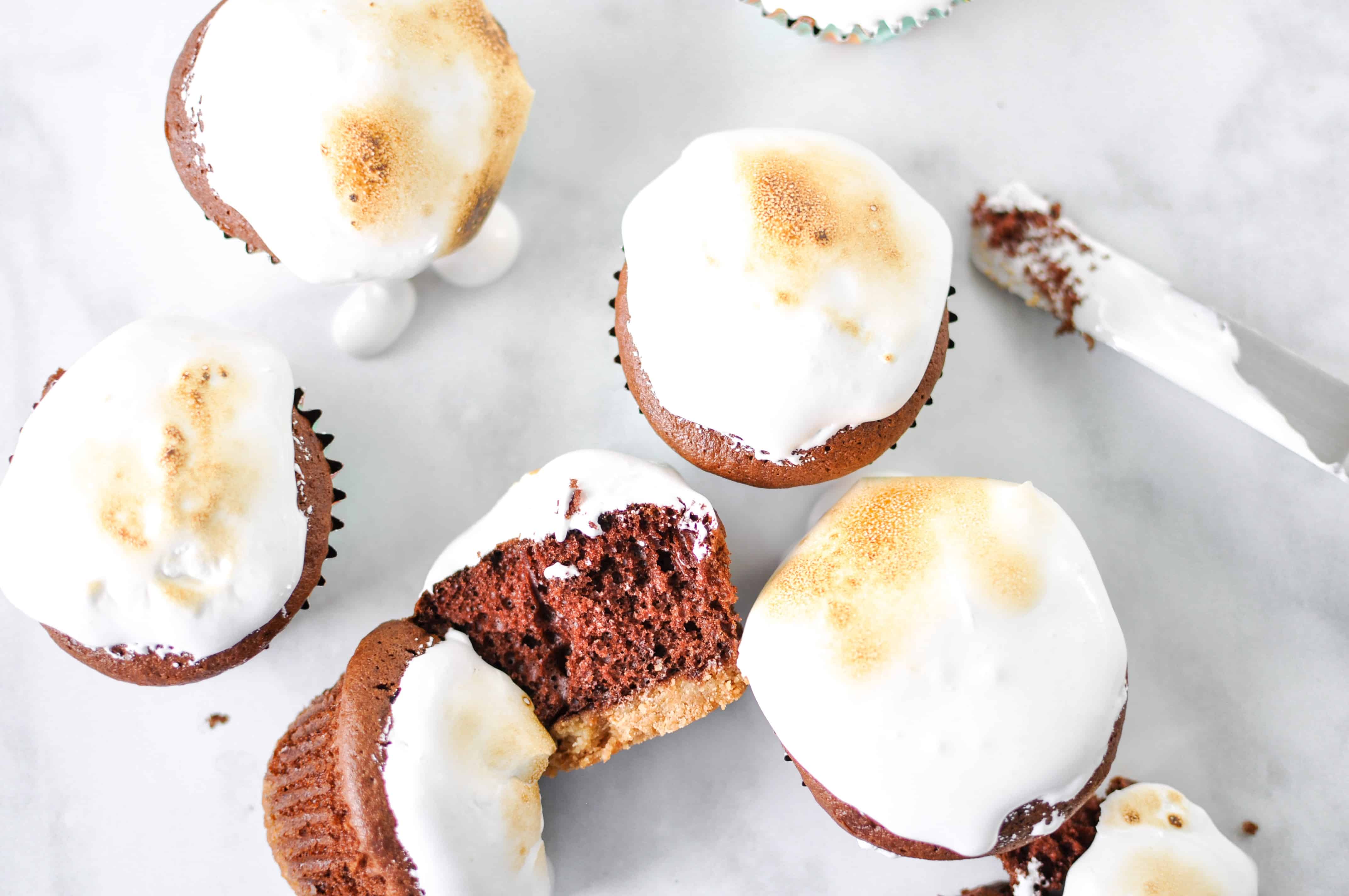 Easy S'mores Cupcakes