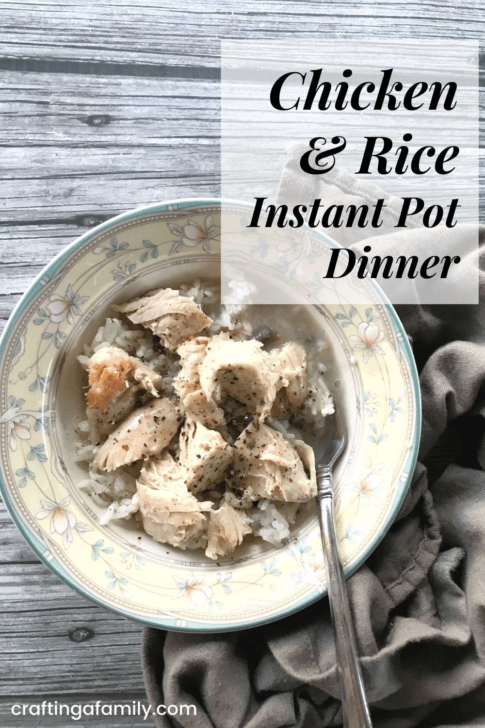 Instant Pot Cream of Mushroom Soup Chicken & Rice recipe!