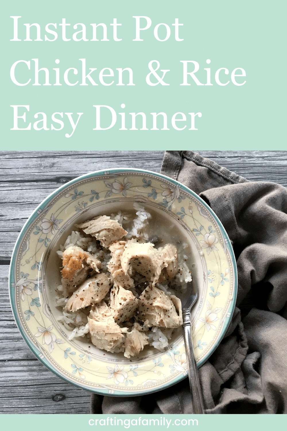 Instant Pot Chicken & Rice Classic Dinner | Instant Pot