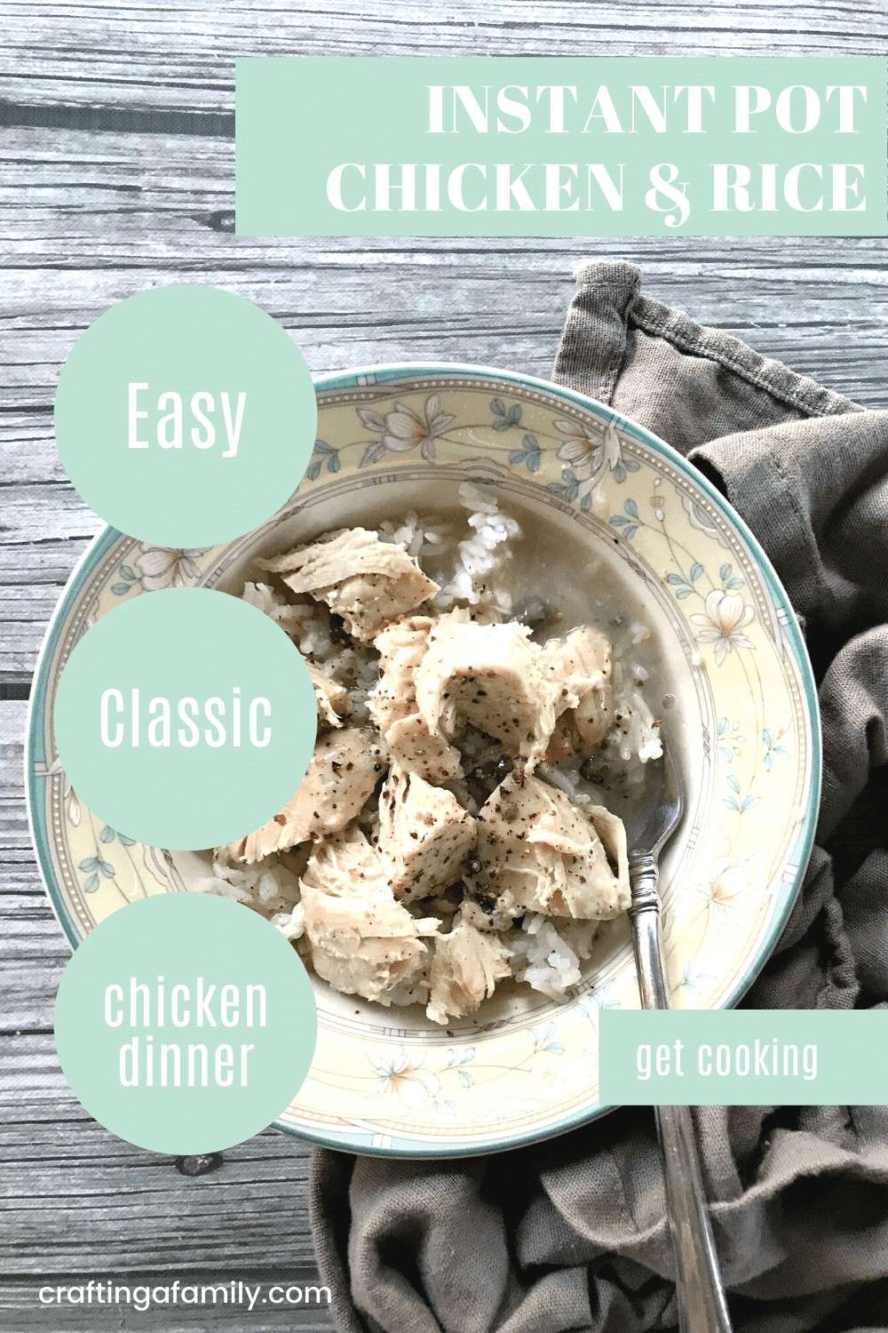 Instant Pot Chicken & Rice Classic Dinner | Instant Pot