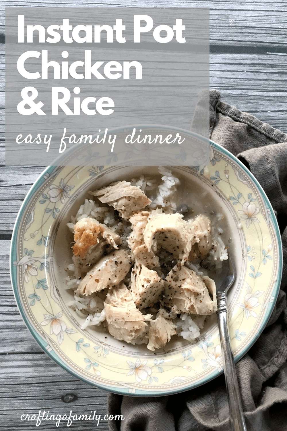 Instant Pot Chicken & Rice Classic Dinner | Instant Pot