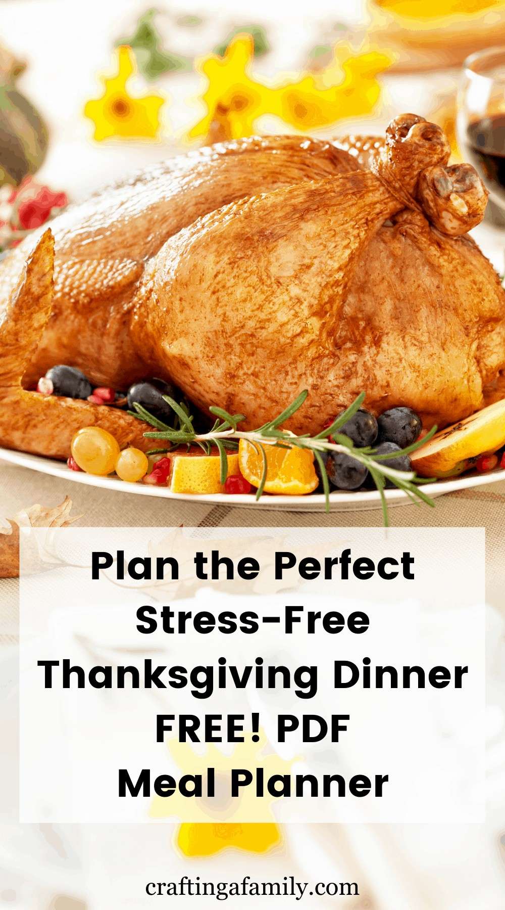 Thanksgiving Meal Planning Printables for your Thanksgiving Dinner