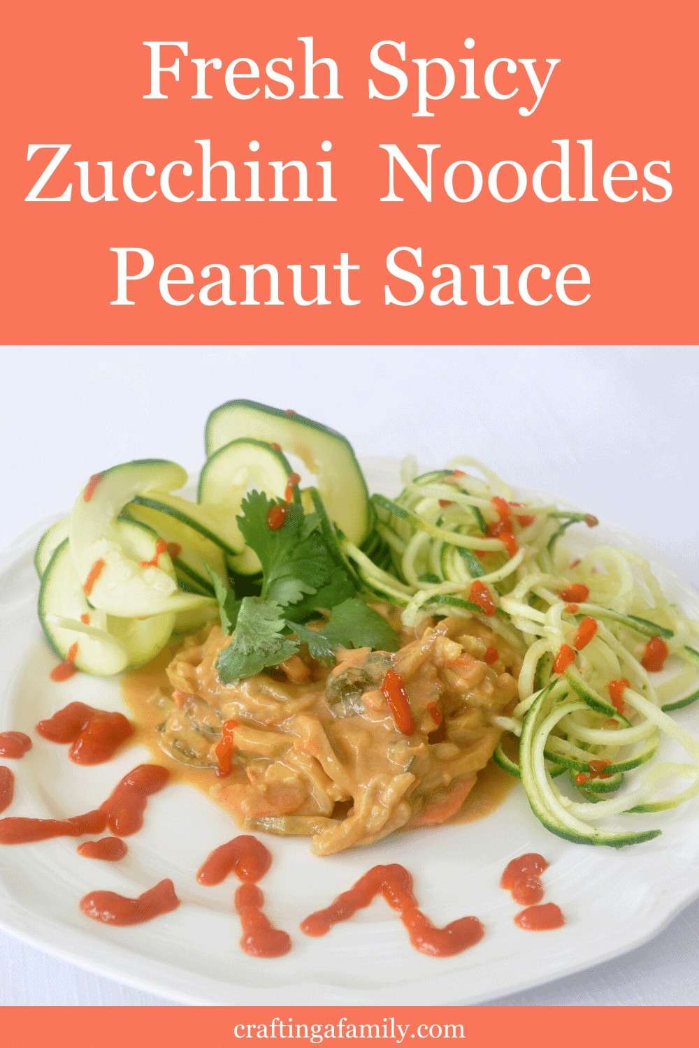 Spicy Zucchini Noodles in Peanut Lime Sauce Crafting a Family Dinner