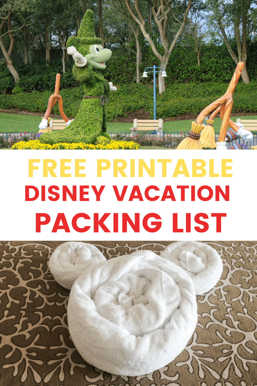 the ultimate disney packing list free printable crafting a family