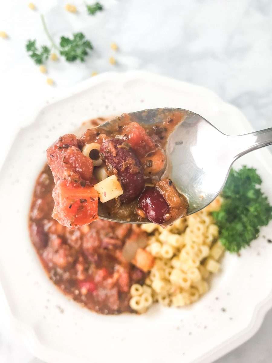 Easy Classic Pasta Fagioli Soup
