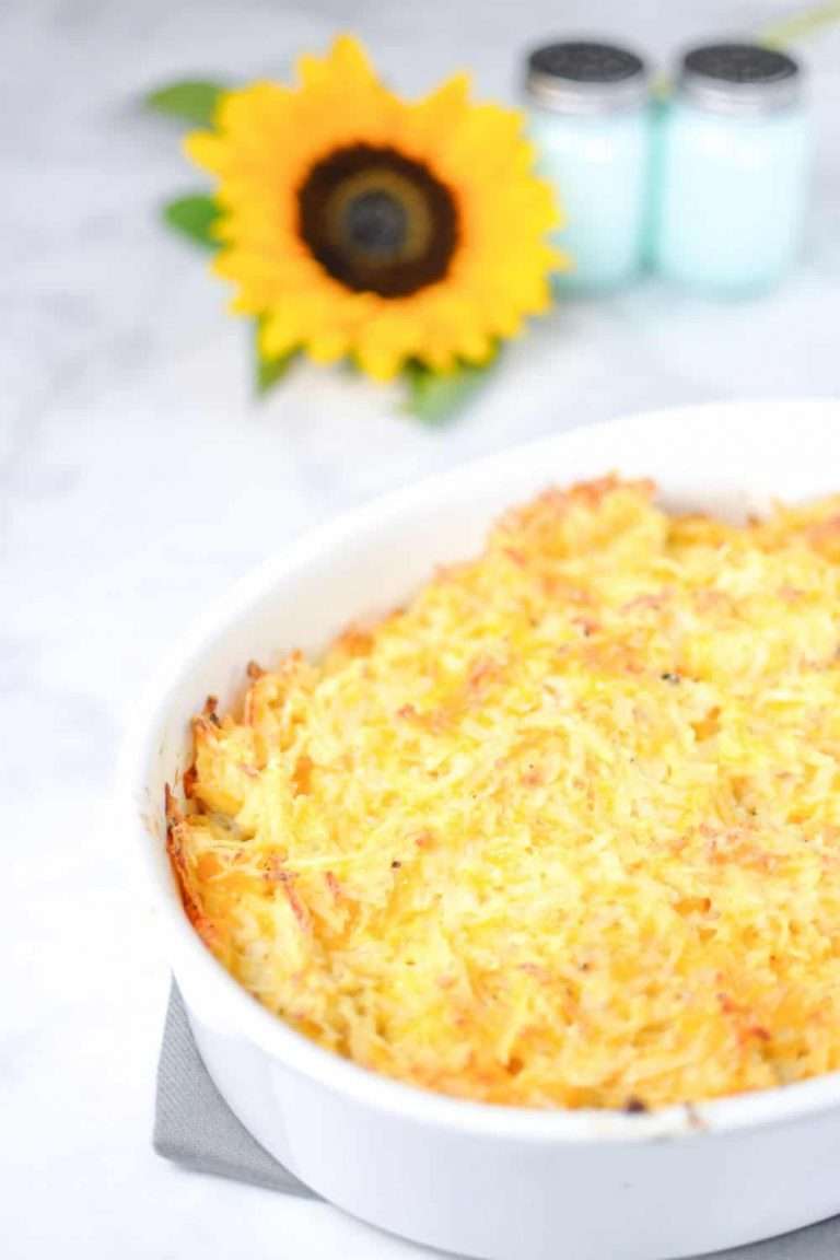 Cheesy Hash Brown Potato Bake Casserole Recipe