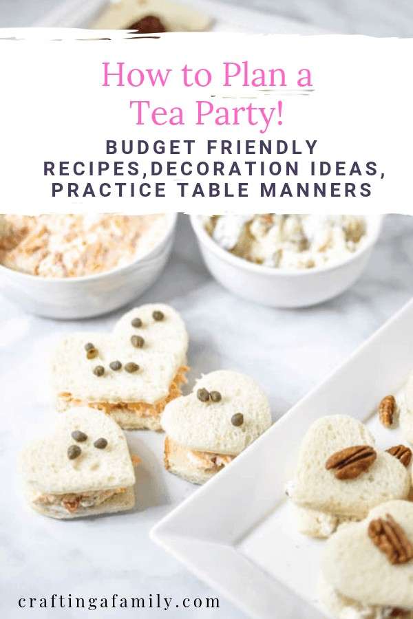 3 Easy Mini Tea Sandwiches Simple recipes Cute Party Idea