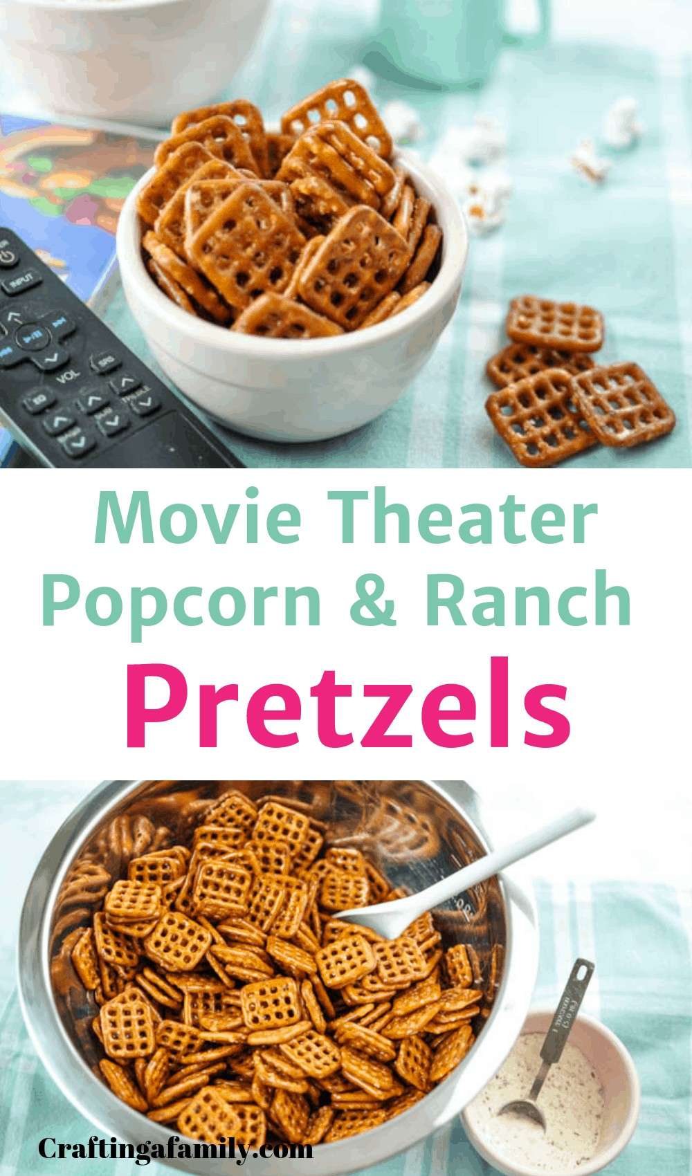 Simple Ranch Seasoned Movie Pretzels with Popcorn Oil Crafting a Family Dinner