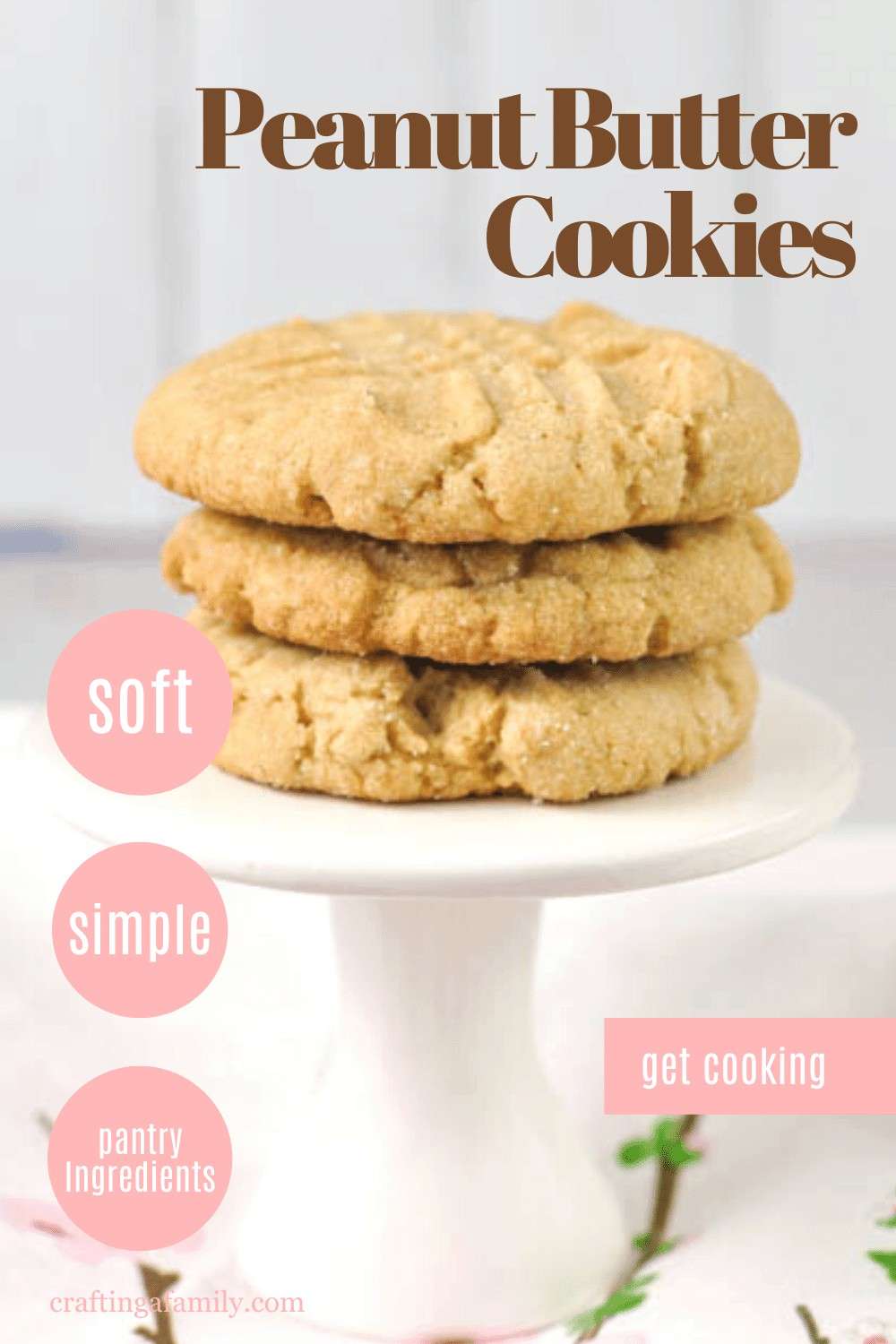 Peanut Butter Cookies Hand Mixer Pantry Ingredients Crafting a Family