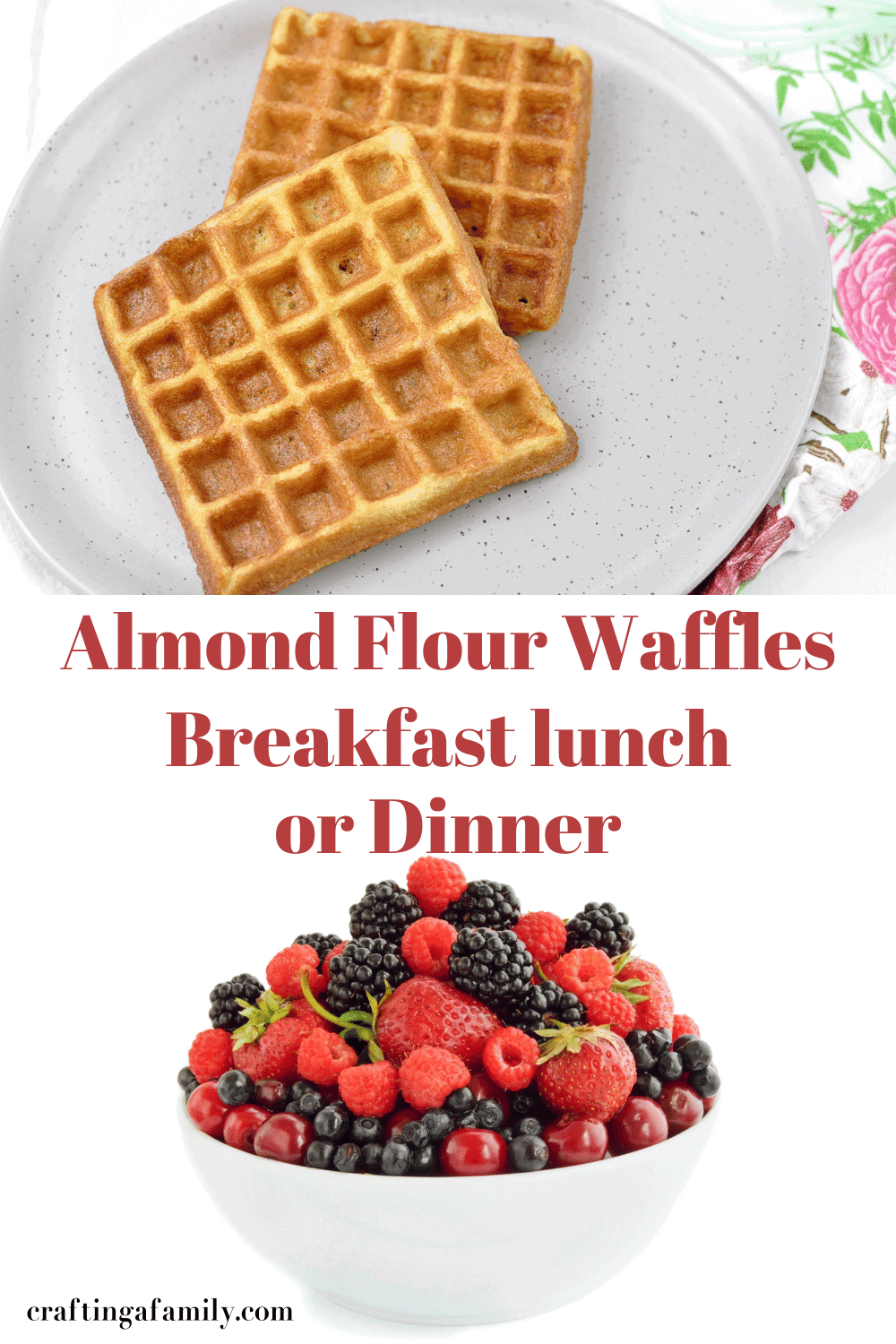 Quick and Easy Almond Flour Waffles Crafting a Family Dinner