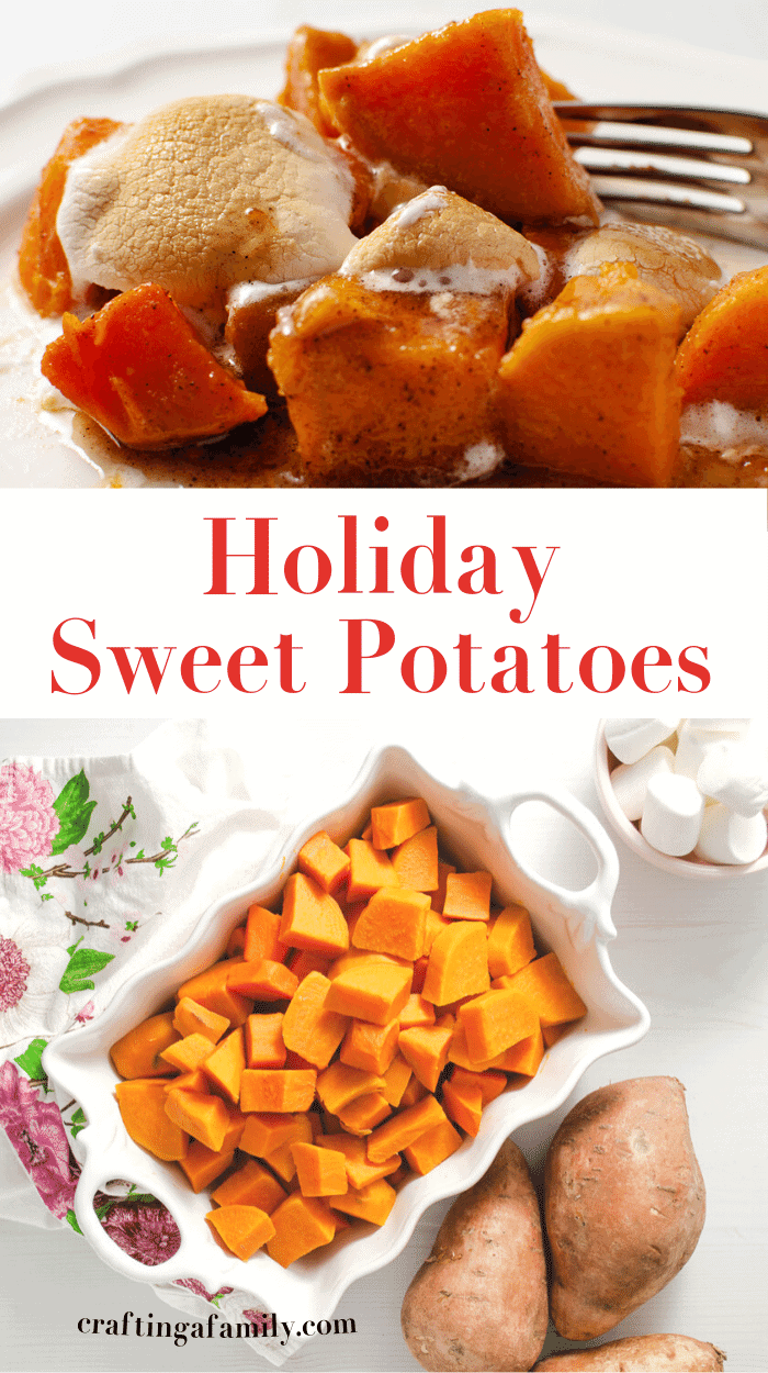 Candied Sweet Potatoes with Marshmallows | Crafting a Family Dinner