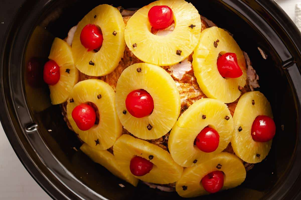Easy Brown Sugar Pineapple CrockPot Spiral Ham Crafting a Family Dinner