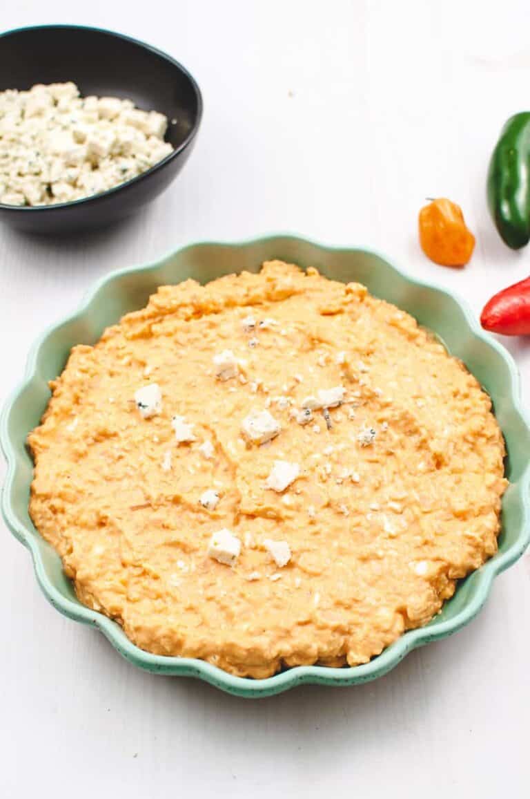 Easy Riced Cauliflower Vegetarian Buffalo Chicken Dip Crafting a