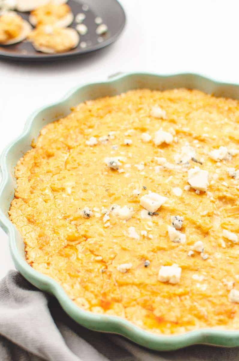 Easy Riced Cauliflower Vegetarian Buffalo Chicken Dip Crafting a