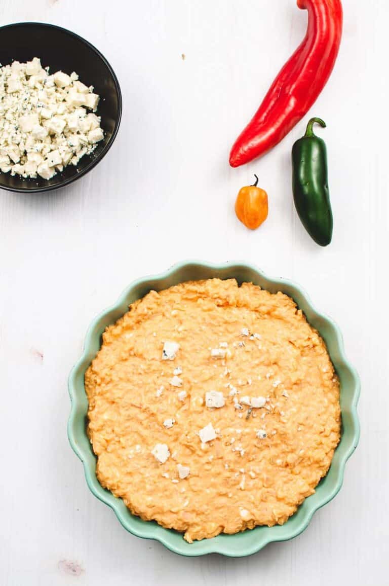 Easy Riced Cauliflower Vegetarian Buffalo Chicken Dip Crafting a