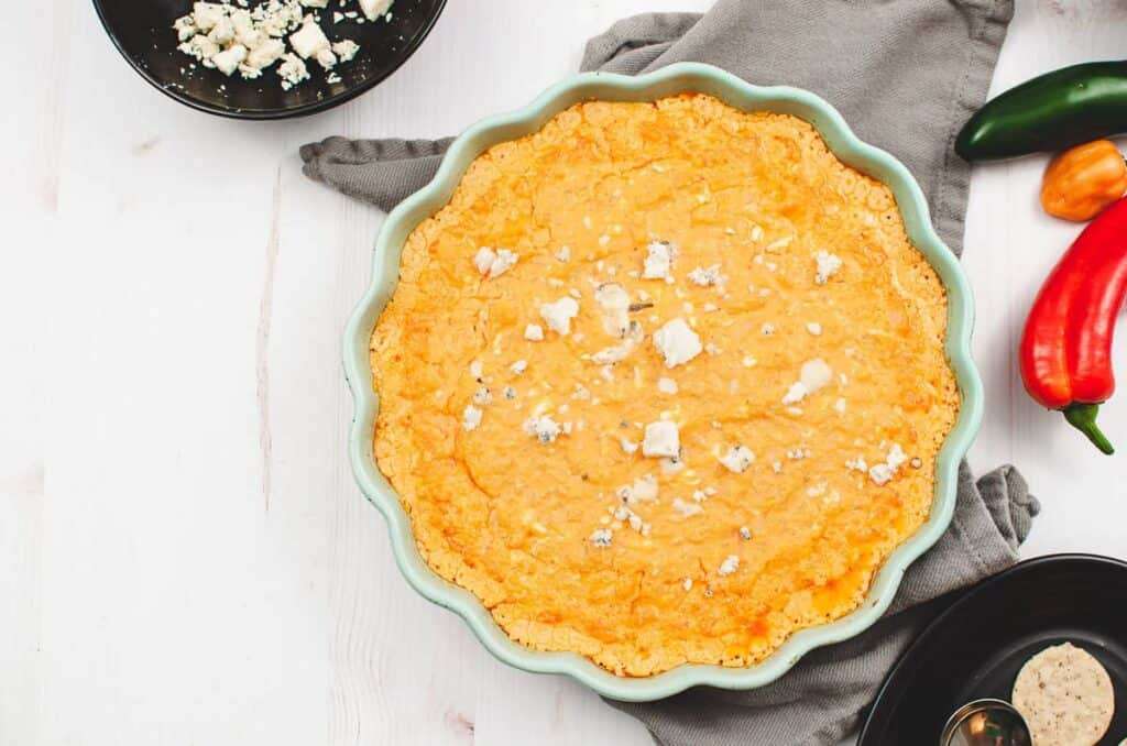 Easy Riced Cauliflower Vegetarian Buffalo Chicken Dip Crafting a