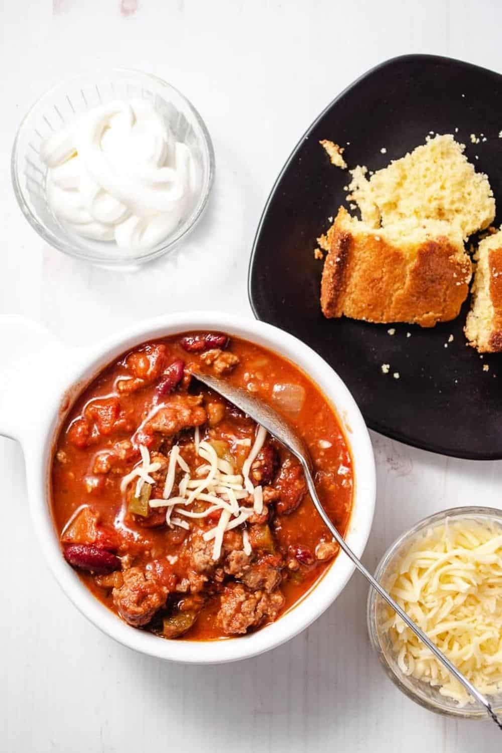 Impossible™ Meat Vegetarian Chili Crafting a Family Dinner