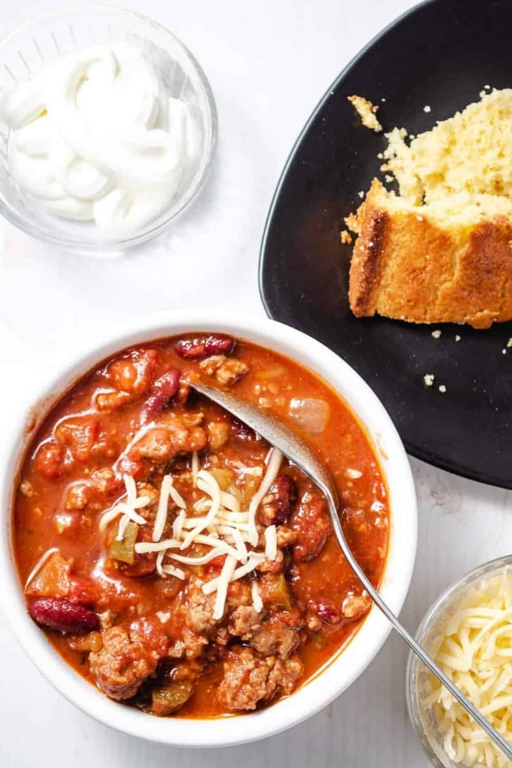 Impossible™ Meat Vegetarian Chili Crafting a Family Dinner