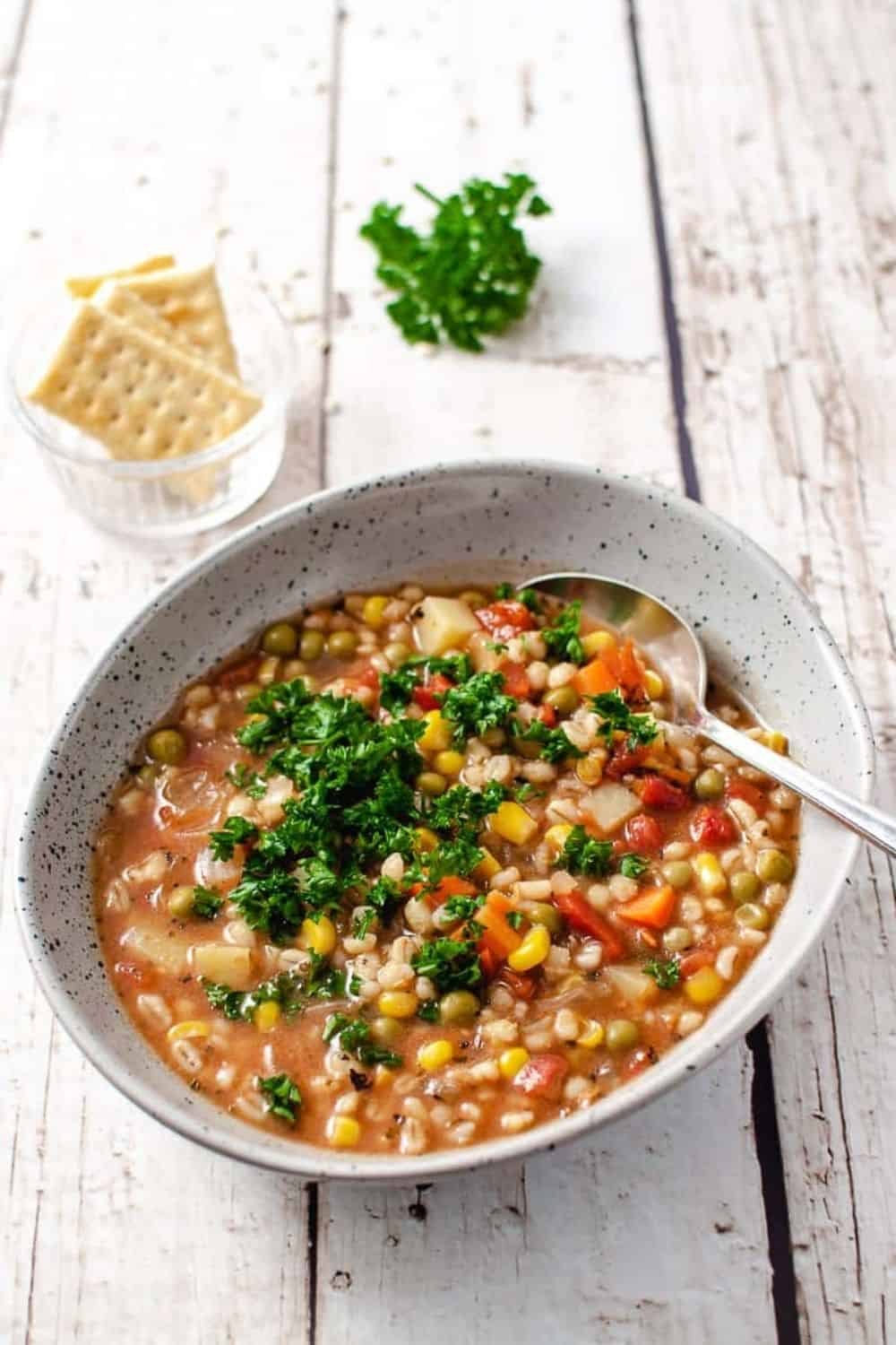 Vegetable Barley Soup Stove Top Recipe Crafting a Family Dinner