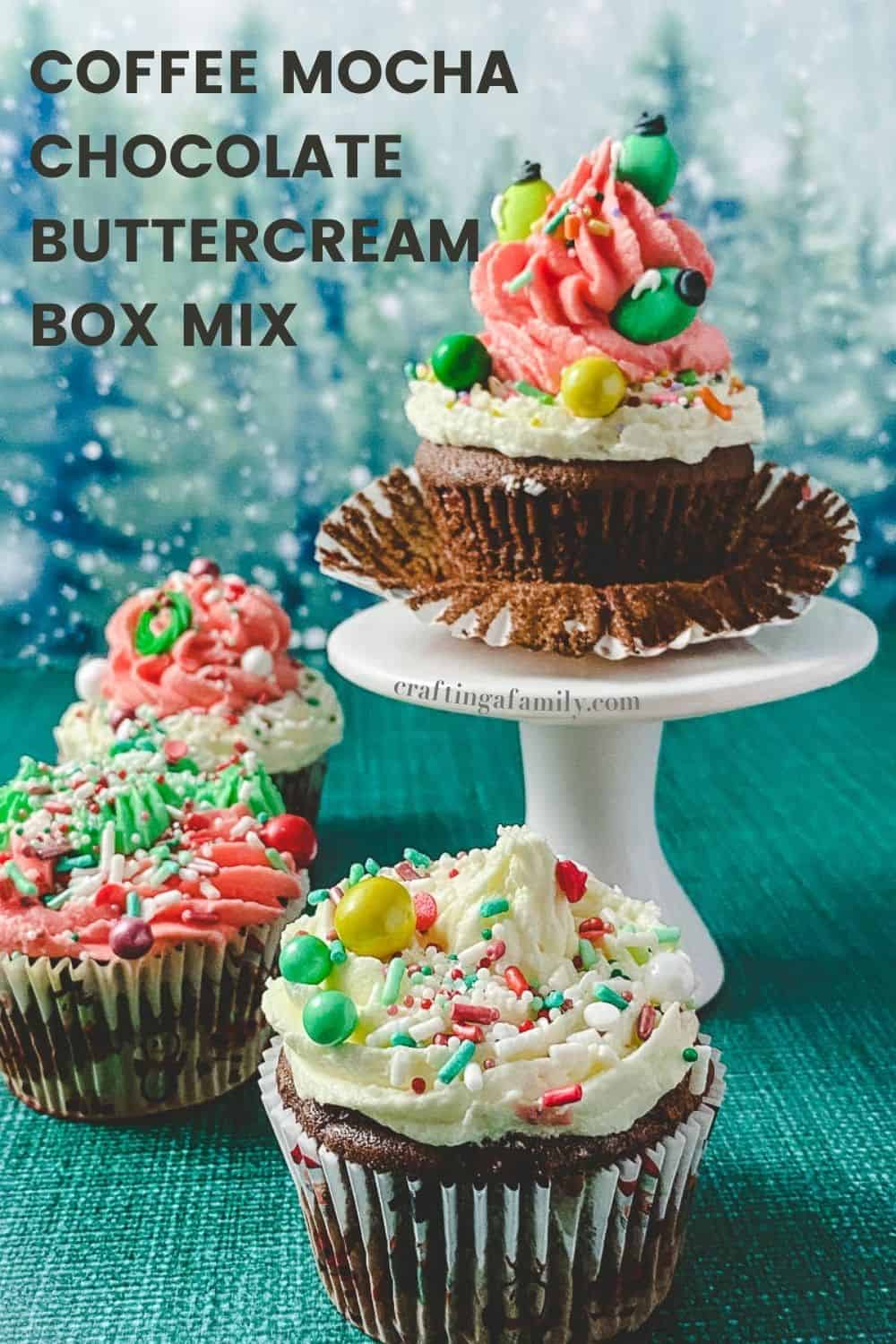 Easy Chocolate Coffee Cupcake Recipe Box Mix