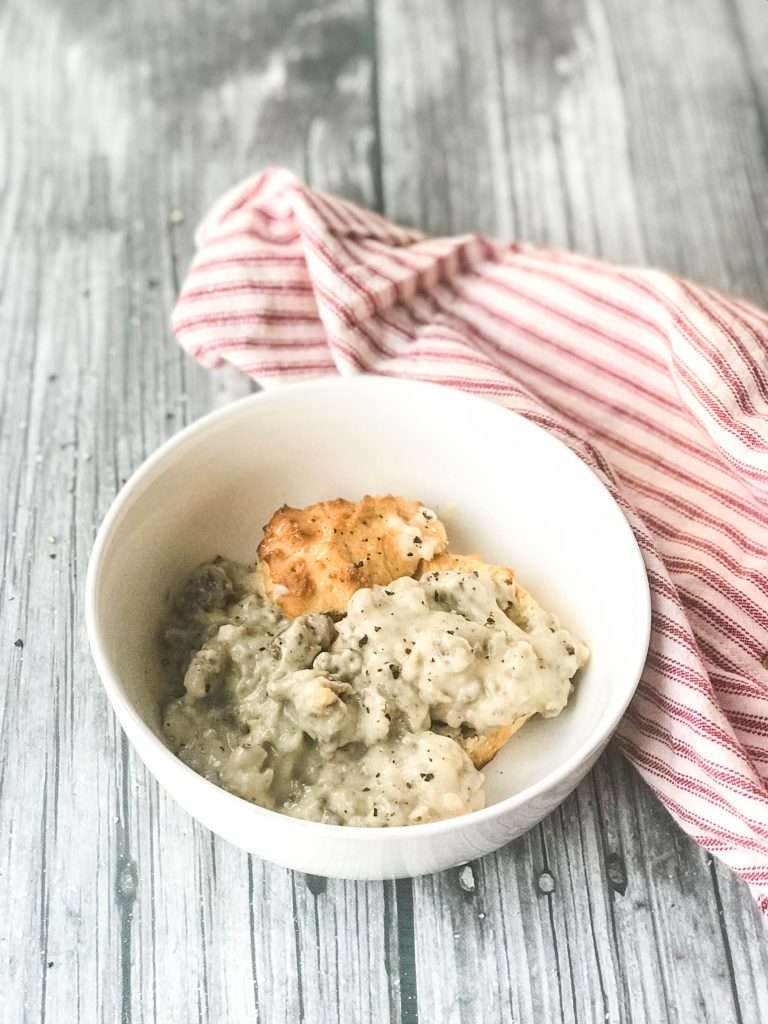 Easy Sausage Gravy Recipe Over Biscuits