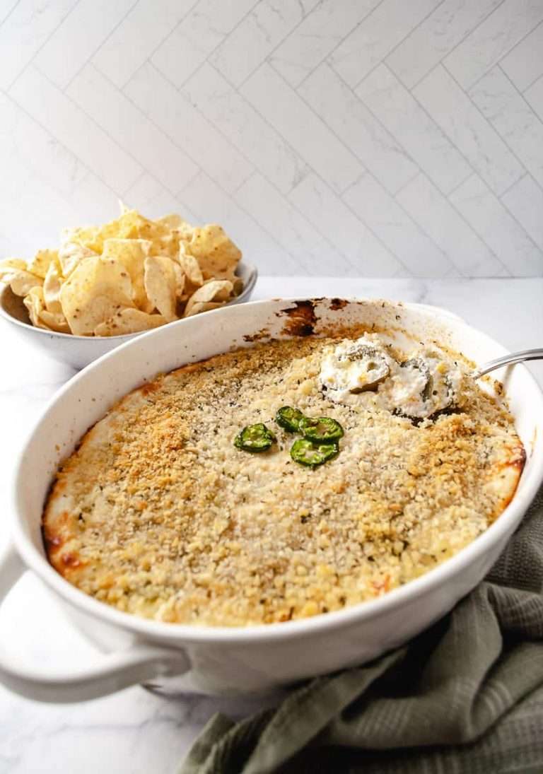 Easy Cheesy Jalapeno Popper Dip with Cream Cheese Recipe