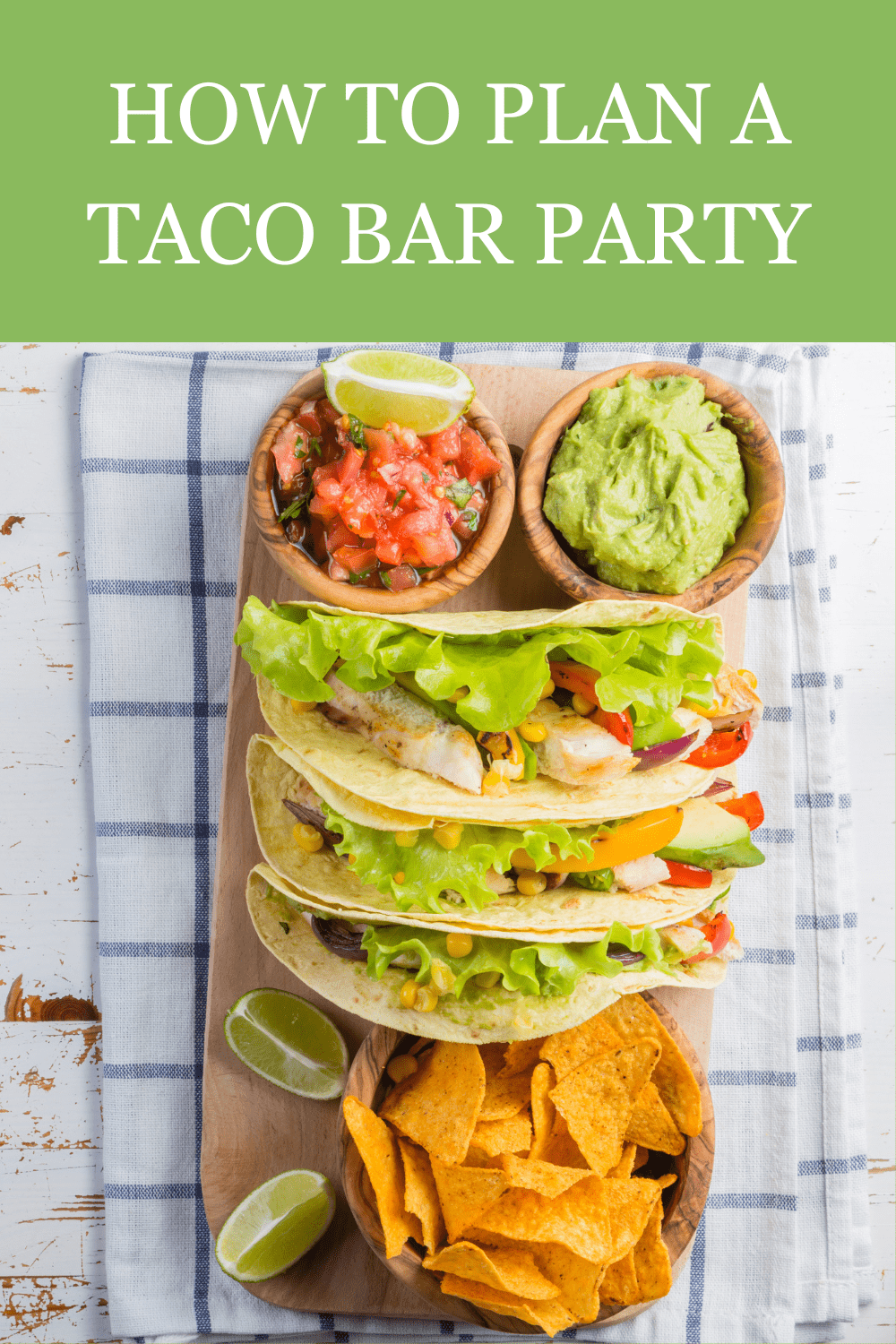 Printable Taco Bar Menu Checklist