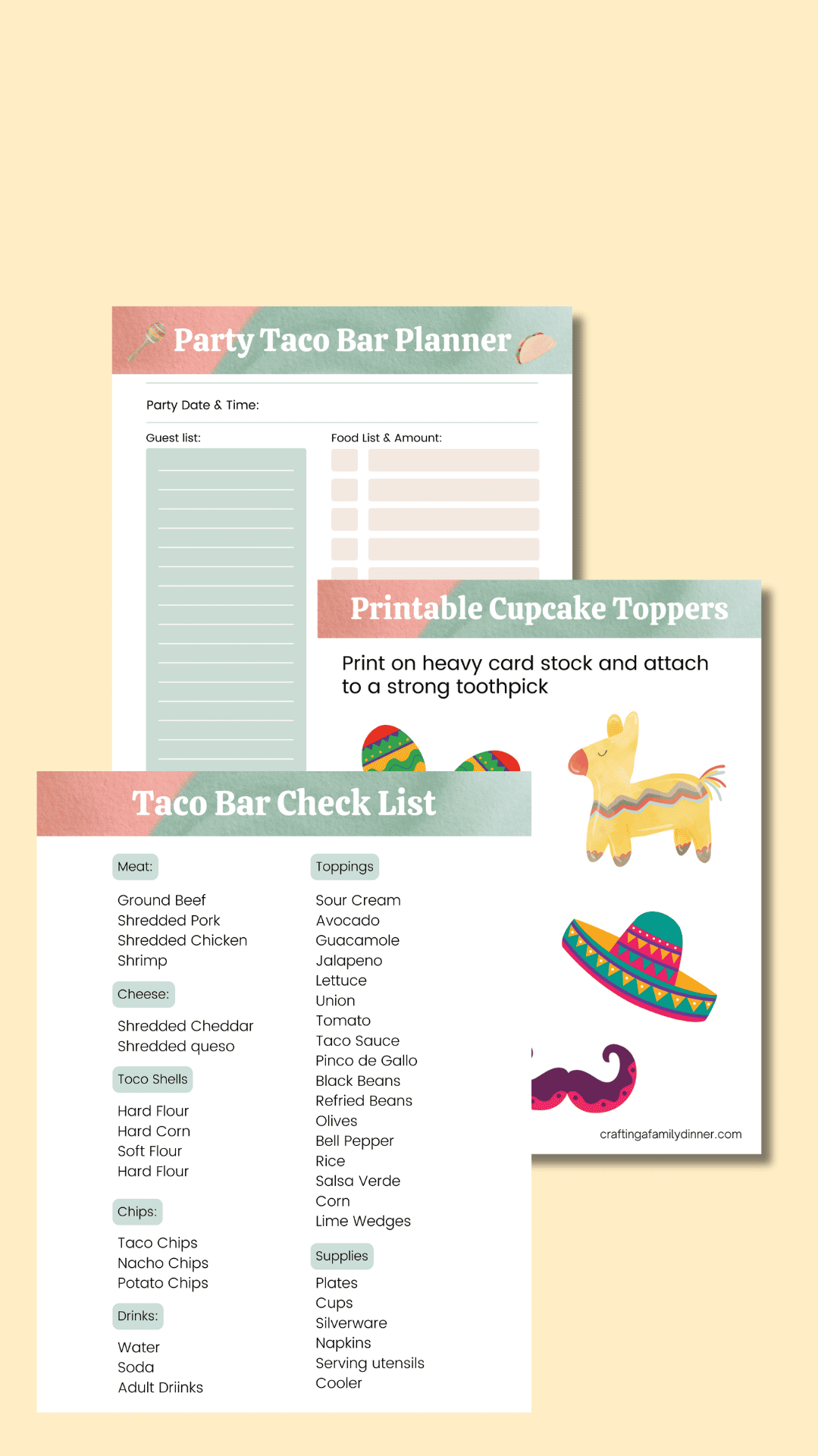 taco-bar-party-planner-party-planning-made-easy-crafting-a-family-dinner for Free Printable Taco Bar Potluck Sign Up Sheet Taco Bar Party Planner Party Planning Made Easy - Crafting a Family Dinner for Free Printable Taco Bar Potluck Sign Up Sheet