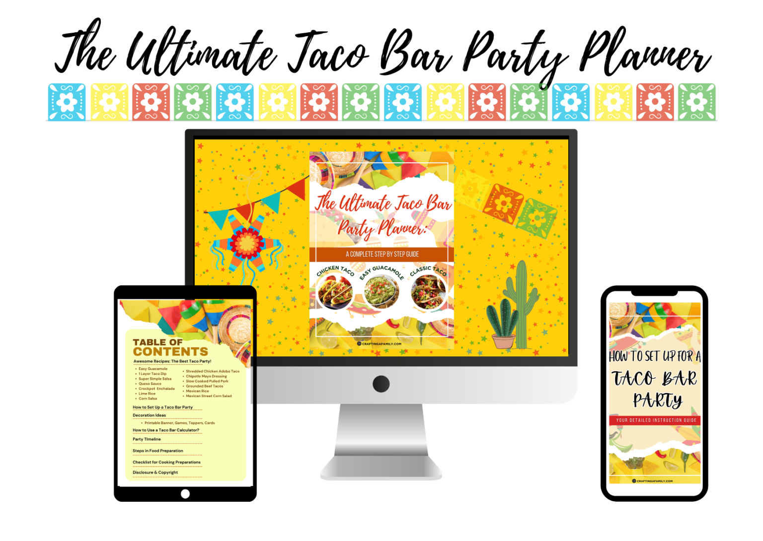 The Ultimate Taco Bar Party Planner Crafting a Family Dinner