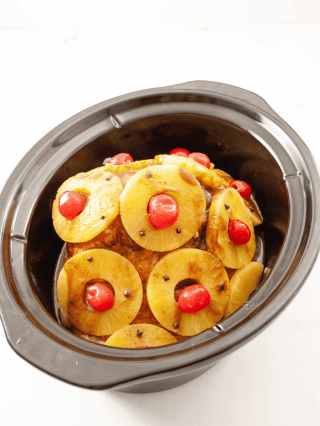 Brown Sugar Pineapple Crock Pot Spiral Ham Crafting a Family Dinner