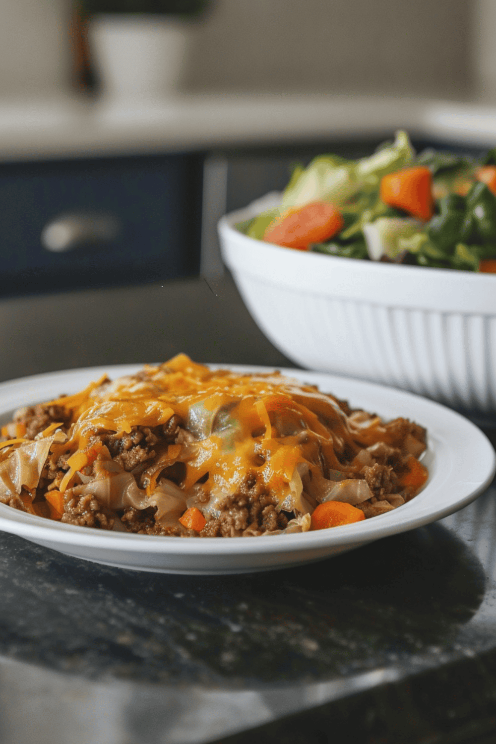 Unstuffed Ground Beef Cabbage Roll Casserole One-Pan - Crafting a ...