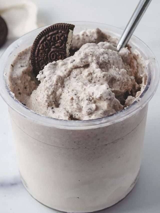 Ninja Creami Cookies and Cream Ice Cream Oreo Cookie
