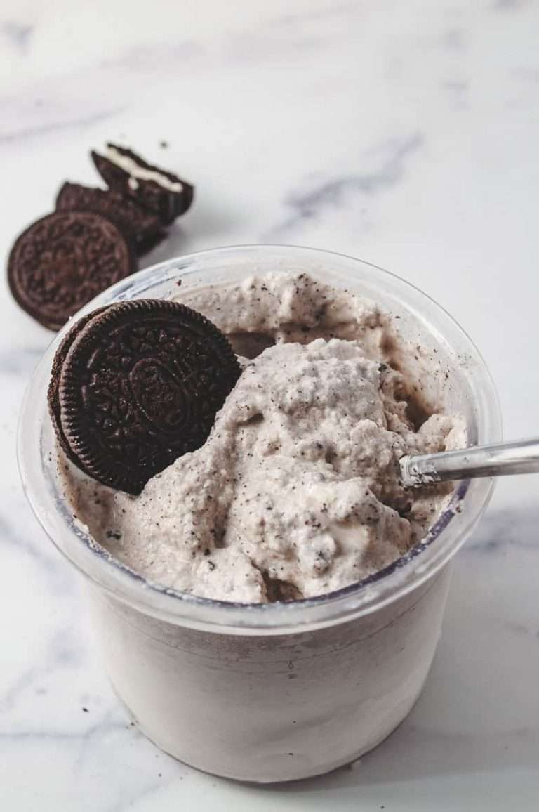 Ninja Creami Cookies and Cream Ice Cream Oreo Cookie Recipe