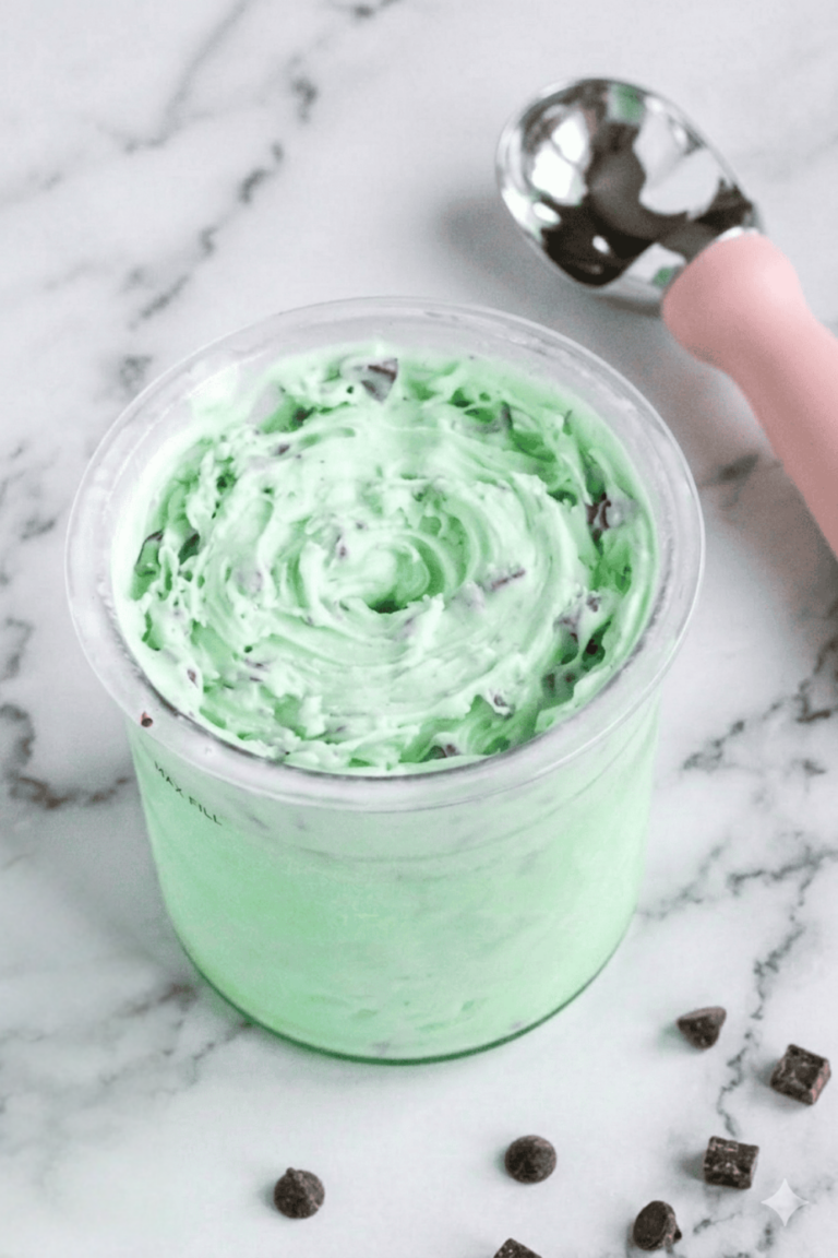 Ninja Creami Protein Mint Chocolate Chip Ice Cream (Dairy Free)
