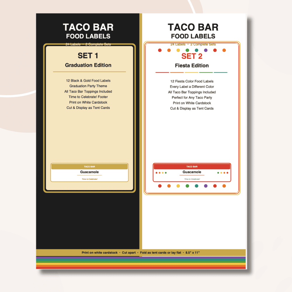 Food labels cover freebie
