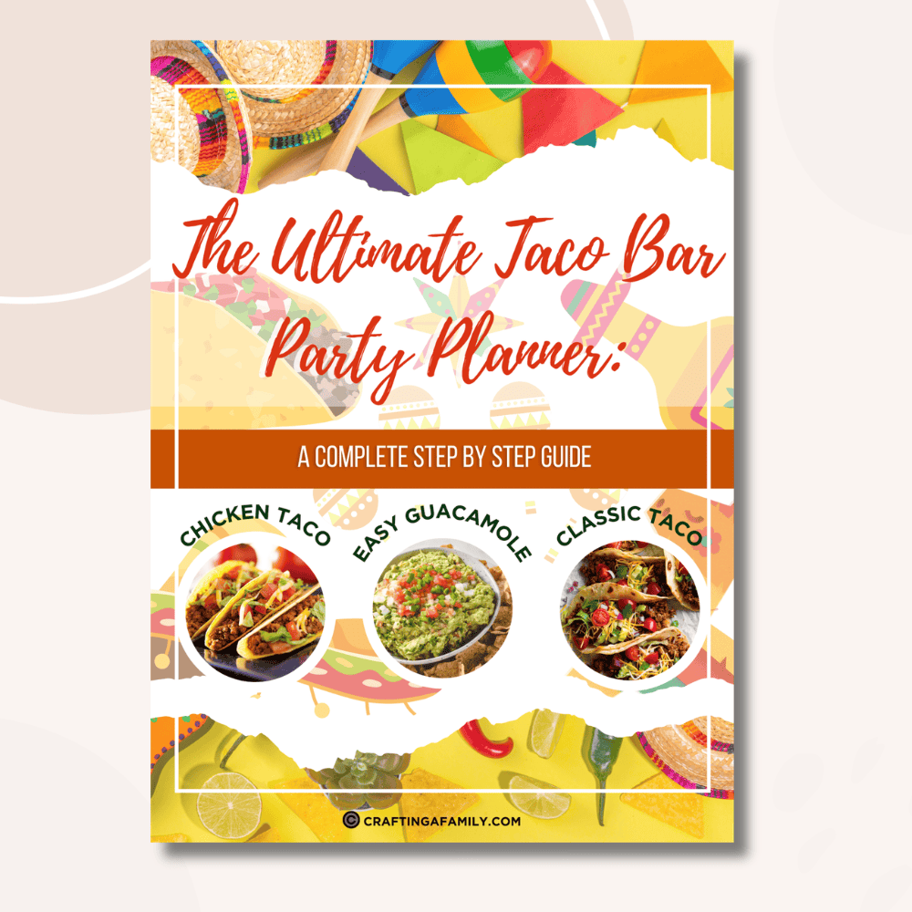 The ultimate taco bar planner cover page